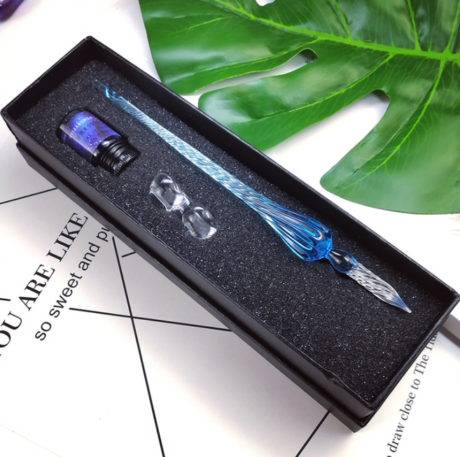 아르카 캘리그라피 잉크펜 유리펜 글라스펜 크리스탈 딥펜 손글씨 입문, Soft Brown, 1개