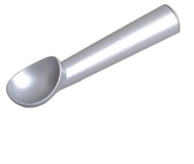 冰淇淋挖球勺子 商用硬冰淇淋挖球器, 1個, 銀色