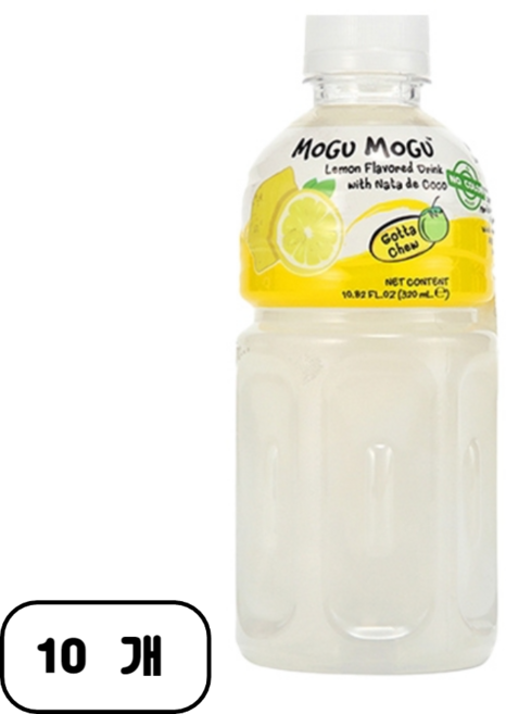 모구모구 주스 레몬맛, 320ml, 10개