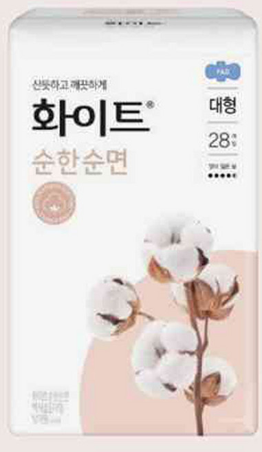 화이트 순한순면 맥시슬림 대형28p (유통기한 26년 9월), 대형, 28개입, 1개