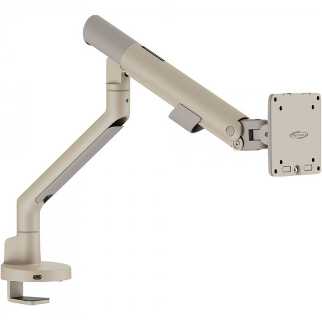 넷메이트 40인치 고중량 싱글 모니터 암 거치대 NM-MA22, 베이지, 1개