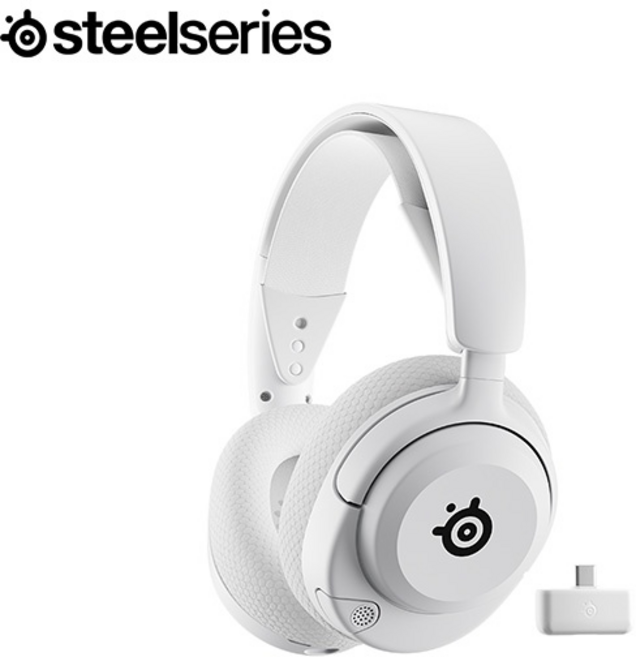 스틸시리즈 Arctis Nova 5 무선 게이밍 헤드셋, (WHITE) 플스용