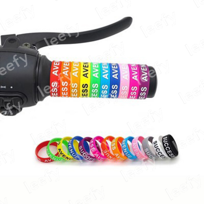 오토바이 핸들 미끄럼방지실리콘 원형 레버그립 손잡이커버 26p, 컬러, 1세트