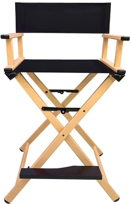 야외 알루미늄 접이식 의자 스튜디오 사진 감독 좌석을위한 전문 메이크업 휴대용 소형 캠핑, 06 Gold Pillowless