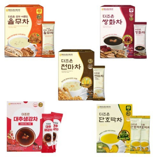 더조은 한국 전통차 건강차 전통의 맛 선물용 단체선물 5종, 천마차, 18g