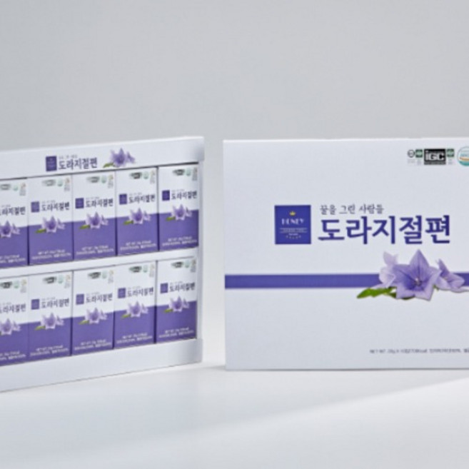건강선물 꿀을 그린사람들 도라지절편, 1개, 200g