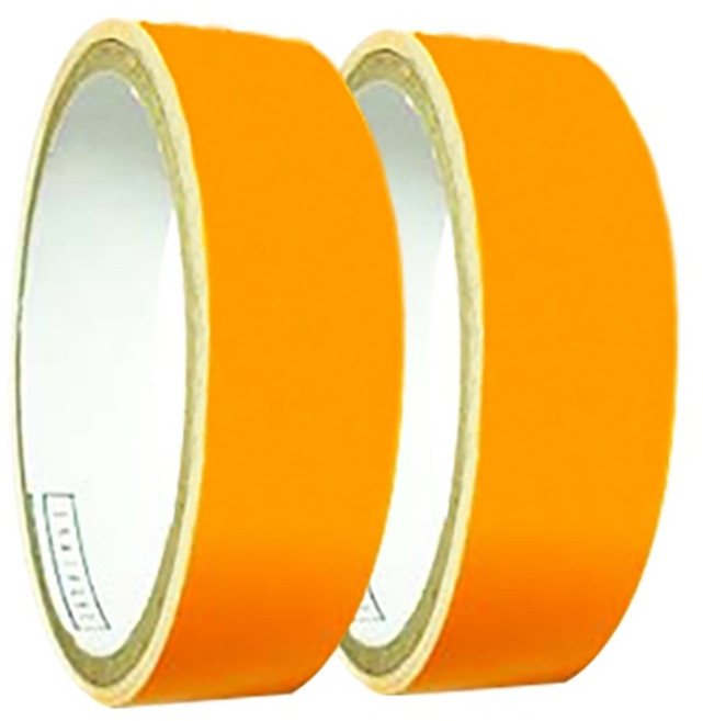 금성케이엔티 금성형광테이프 25mm x 2M(2개입), 주황(2개입), 1개