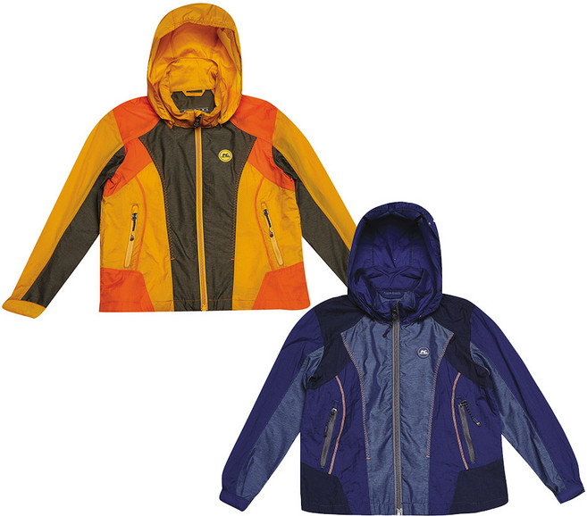 콜핑 남아 봄 경량 후드 탈부착 등판 매쉬 등산 바람막이 자켓 1661JK168B