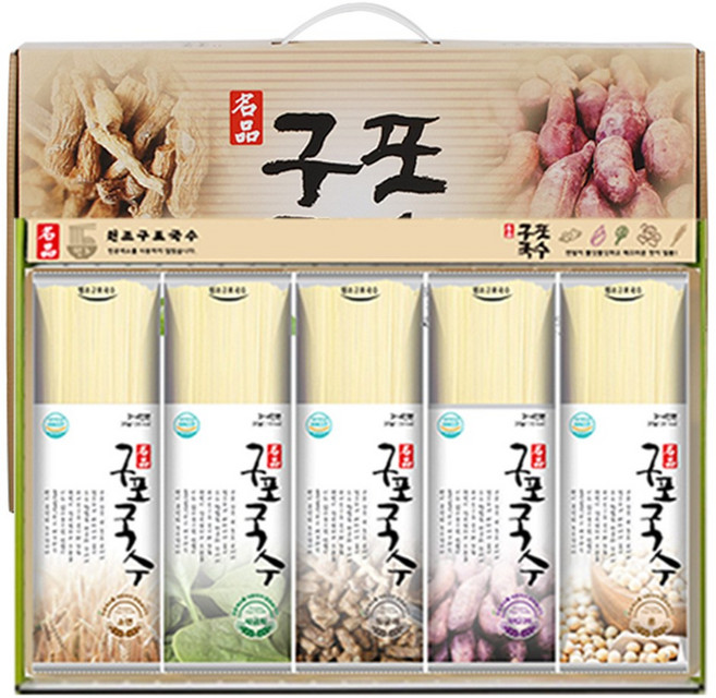 구포국수 명절선물 5종세트, 1.5kg, 1세트