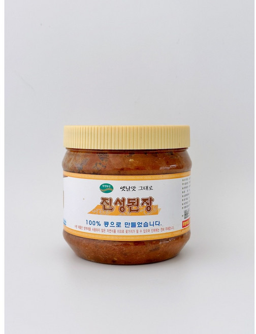 진성 맛있는 콩 전통 된장 시골 한식 집 재래식된장, 1개, 1kg