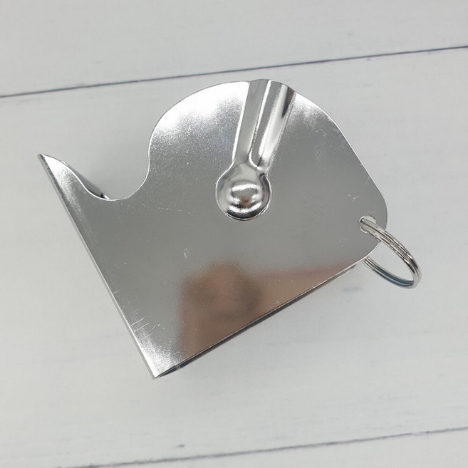 MIT 不鏽鋼膠帶台 紙膠帶 護理師膠帶 3M透氣膠帶 一吋 半吋, 1個, 膠台-小可愛, 銀色