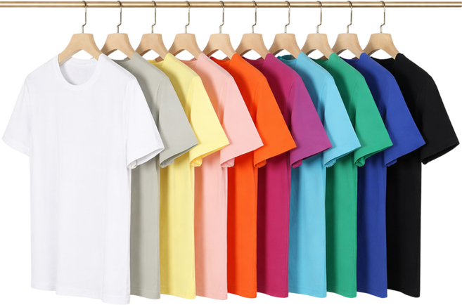 남녀공용 30수 고밀도 면 100% 코마사 무지 라운드 반팔 티셔츠 단체티