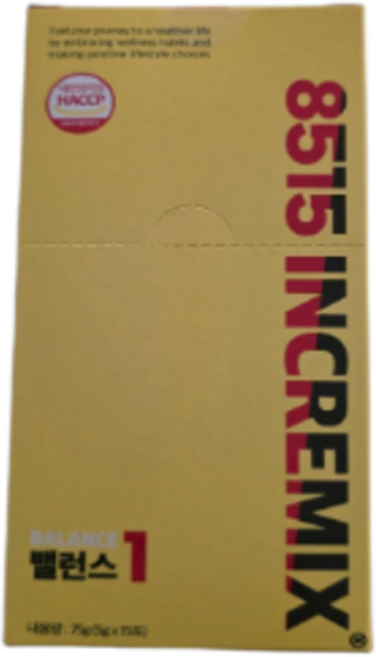 대사유산균 밸런스1 8515 INCREMIX 75g (5g X 15포), 2개, 15회분