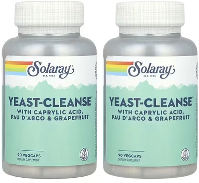쏠라레이 Yeast-Cleanse 이스트클렌즈 베지캡슐 90정, 2개 - 쿠팡