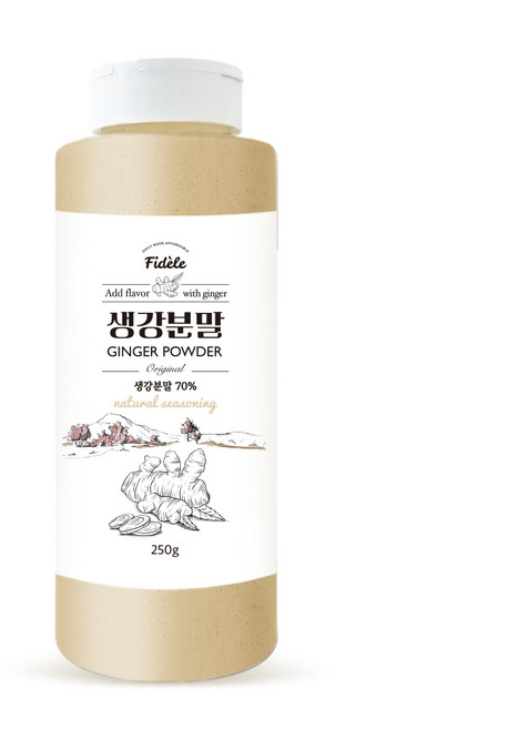 피델 생강분말/생강가루, 20개, 250g