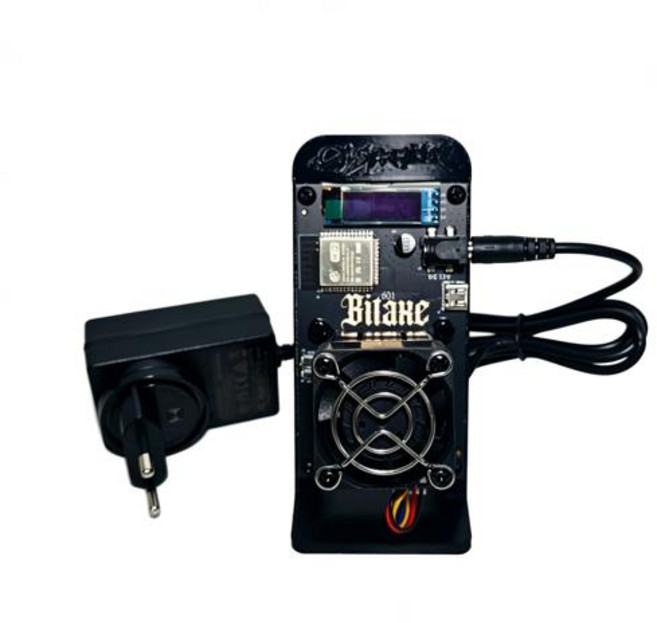 2026 최신 Bitaxe Gamma 601 암호화폐 채굴기 2th 25W 소스 비트코인 전원 공급 장치 포함 Solo Miner, EU plug 2