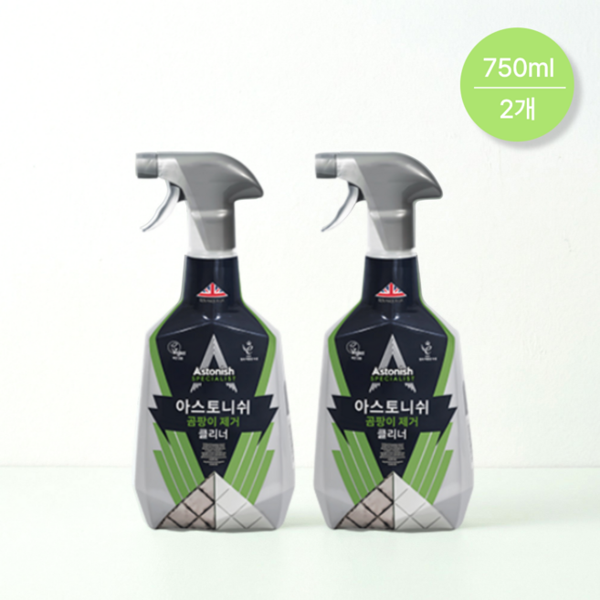 아스토니쉬 곰팡이제거제 애플버스트 영국본사생산정품, 2개, 750ml