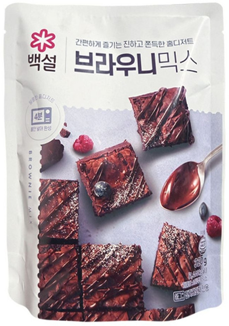 백설 브라우니믹스 320g, 1