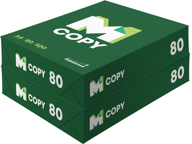 MCOPY 80gsm 복사용지, A4, 1000개