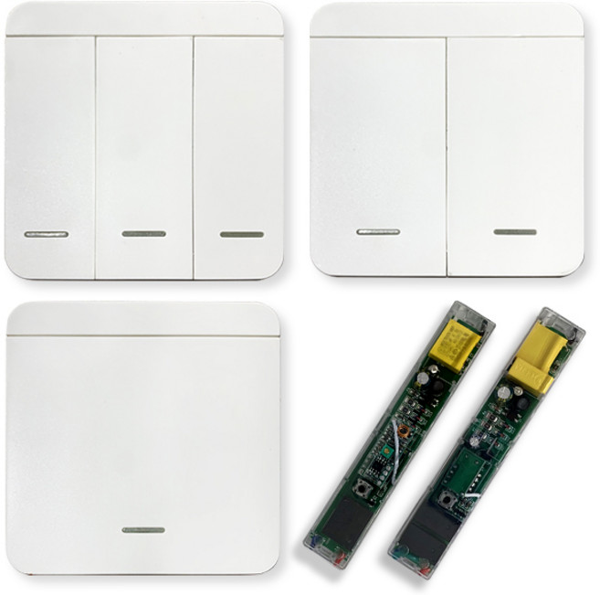 위너스 스마트 스위치 1구 2구 3구 터치식 매입형 리모콘 심플 편리한 220V 60Hz