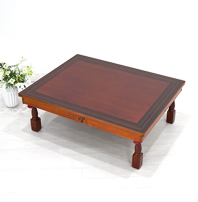 남원춘향공방 밥상 1인용 2인용 4인용 6인용 원형 접이식 사각 예쁜, 직사각 무전 5호(75x60)