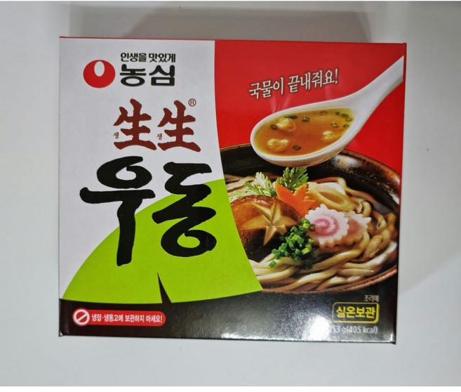 농심 생생우동 봉지, 253g, 1개