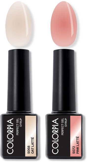 칼라피아 원스텝 퍼펙트젤 시럽 젤네일 세트, 1세트, 03. 오트라떼+핑크라떼