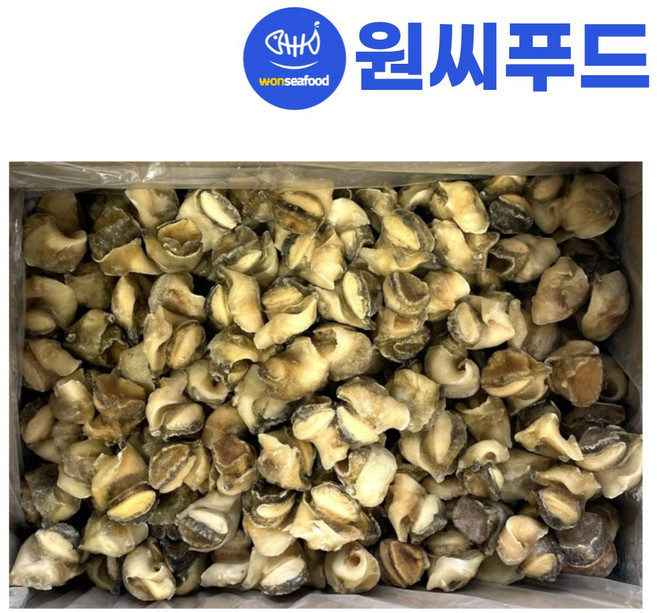 자숙 참소라살 2S 10kg 벌크 냉동 피뿔고동살 통 자숙소라 피뿔고둥 도매 업소용, 1박스