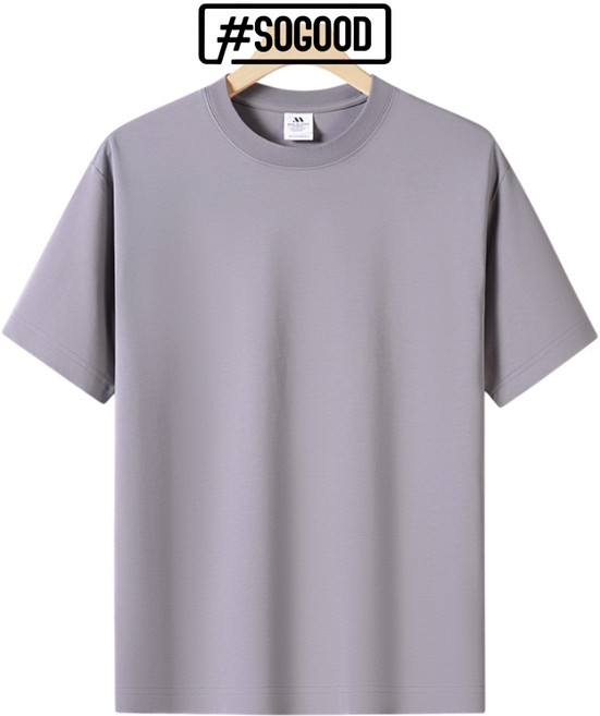 厚磅天絲涼感上衣, 厚磅天絲上衣-灰,4XL(90~100公斤)