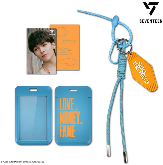 세븐틴 3D 렌티큘러 미니카드 & 카드홀더 세트 (SPILL THE FEELS), 버논
