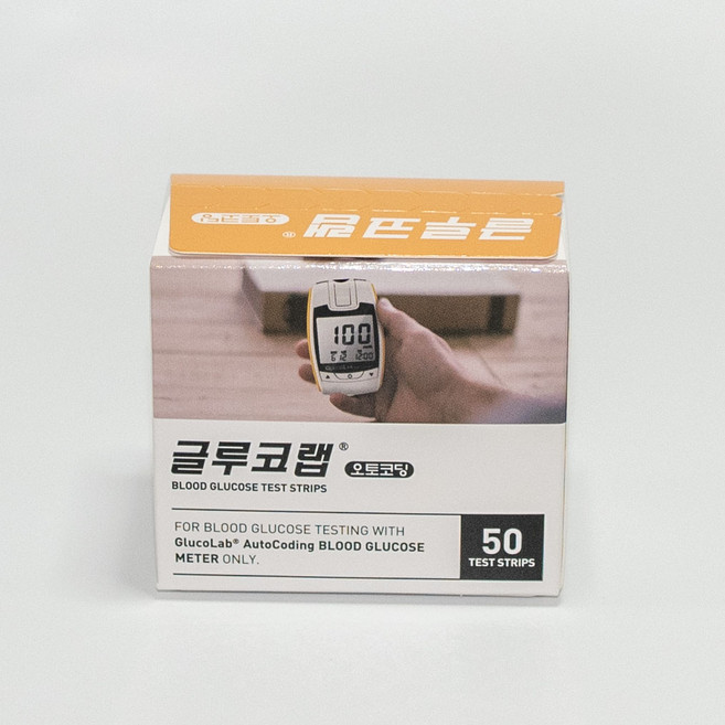 오상헬스케어 글루코랩 인포피아 혈당시험지 50p, 1개