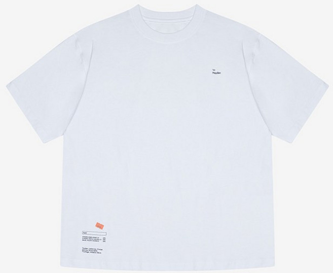 지이크 면 세미 오버핏 베이직 반팔 티셔츠_(PIIBD8113)