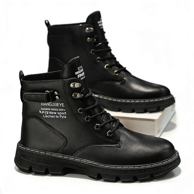 차쿠 남성 워커 카고 사막화 군화 작업 아웃도어 신발 전술화