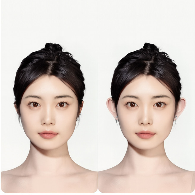 누운 귀 테이프 누운귀테이프 교정 리프팅 스티커 테이프 60p, 1개, 02부채형30p