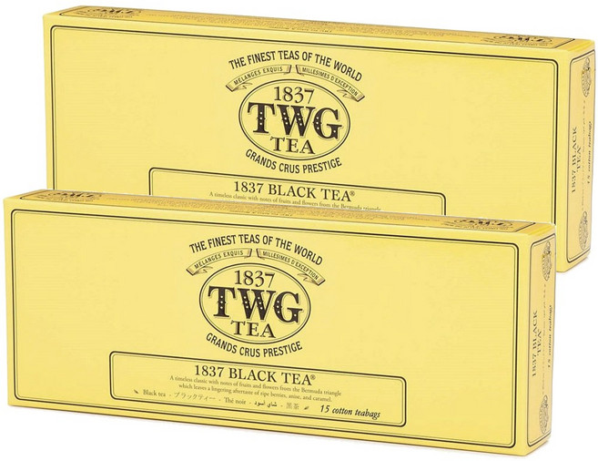 TWG TEA 1837紅茶, 2個, 15入, 2.5g