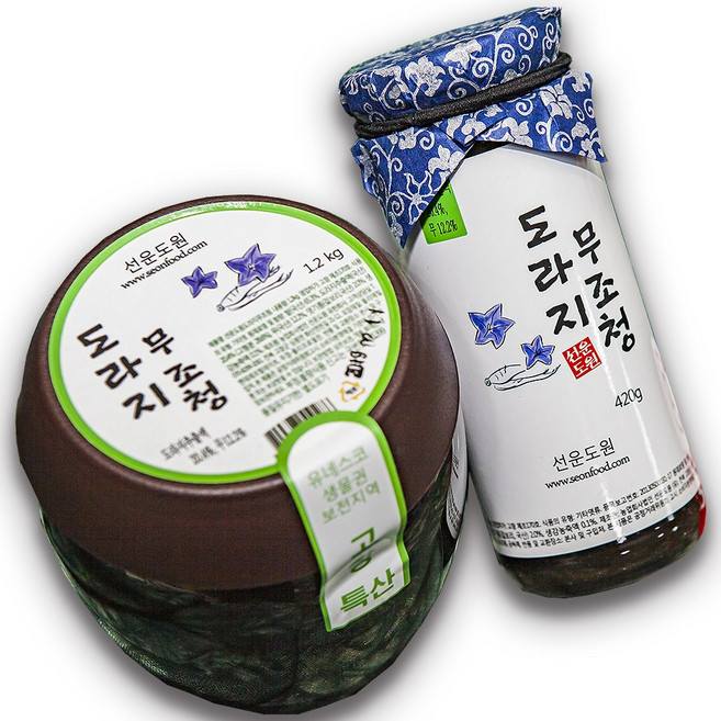 도라지조청과 무조청이 하나로 도라지무조청 (선운도원), 1.2kg, 1개