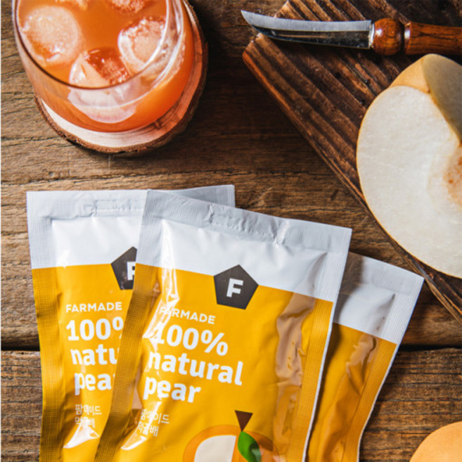 배즙 팜메이드 먹골배100%, 90ml