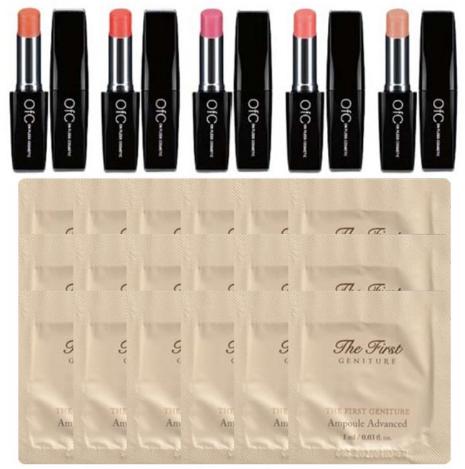 OFC 립스틱 구매시 오휘 더 퍼스트 제너츄어 앰풀 60매 증정, 6호+사은품 오휘 더 퍼스트 제너츄어 앰풀 60매, 1개