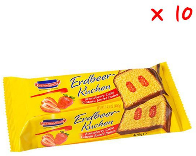 쿠케마이스터 스트로베리 케이크, 10개, 400g