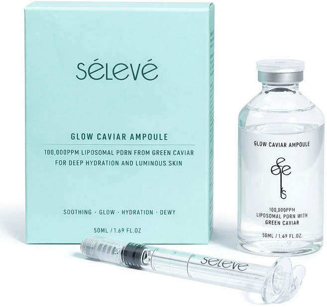 셀레베 글로우 캐비어 PDRN 앰플 50ml 미백주름개선2중기능성 캐비어앰플 빙하수앰플 수분앰플 탄력앰플, 1개
