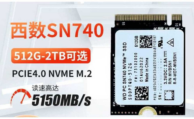 SN740 1T 2230 스팀덱 교체 호환 칩 방열판 SSD, 상세 페이지 참고, 1TB 삼성 PM991A 2230