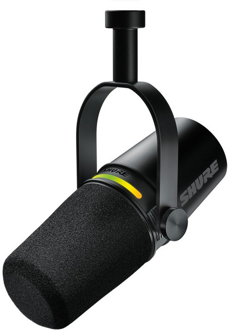 SHURE MV7+ MV7+-K : USB-C XLR YouTube DTM ] 슈어 팟캐스트 마이크 다이나믹 마이크