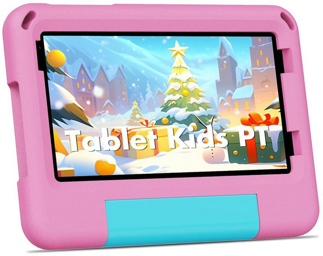 PRITOM TAB7 PRO 아동용 태블릿 7인치 64GB 3GB RAM 업그레이드 유아용 안드로이드 14 Wi-Fi 듀얼 카메라 교육 게임 어린이 소프트웨어 사, 핑크