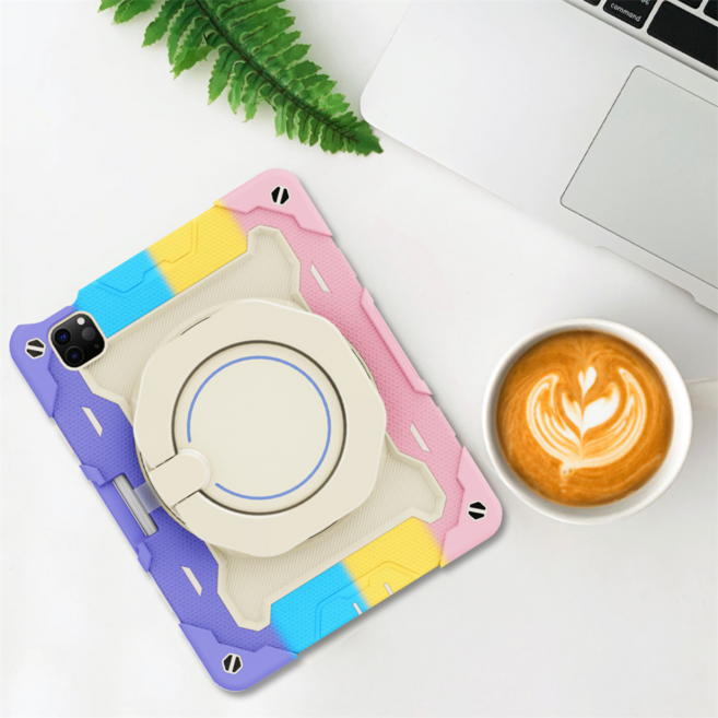 아이패드 케이스 360레인보우쉴드, 코튼캔디 블루