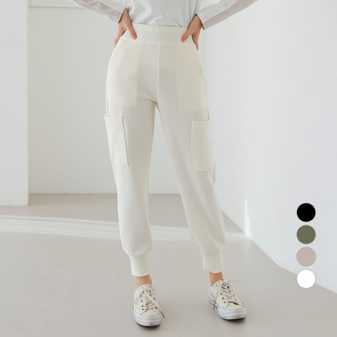 그레힙 여성 골프 카고 바지 조거팬츠 골프웨어 뱃살커버 골프복 빅사이즈