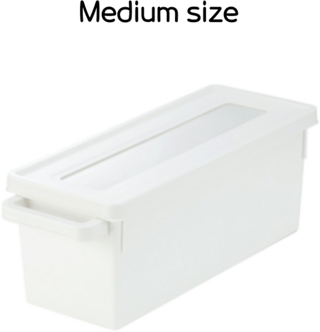 DVD CD 스테이셔너리 정리함 보관함 만화책 케이스 레고 소품 수납 정리 일본 이노마타, 1개, 화이트 미디엄