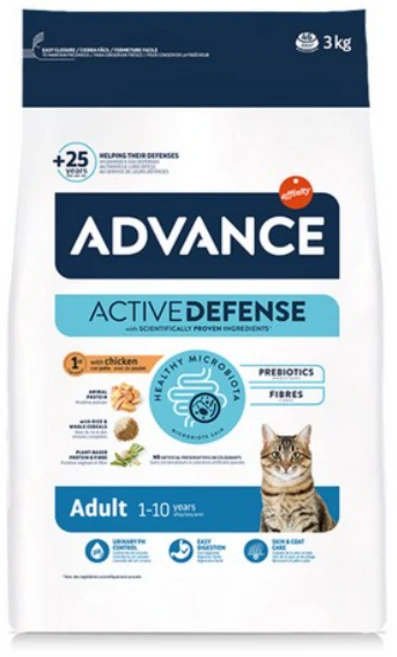 어드밴스 캣 어덜트 건식사료, 닭, 1개, 3kg - 쿠팡