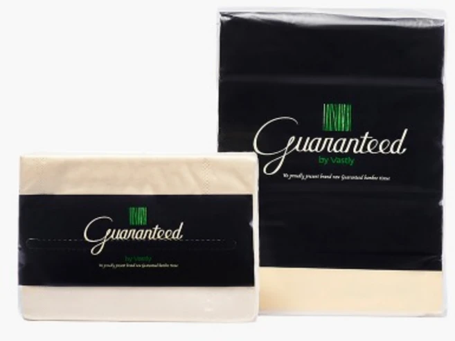 [1+1 이벤트] 게런티드 by 바스틀리 먼지없고 부드러운 비염 로션티슈 페이셜 대나무 티슈 5P(90매 3겹) 글루프리 생분해 화장지, 5개입, 1개 - 쿠팡