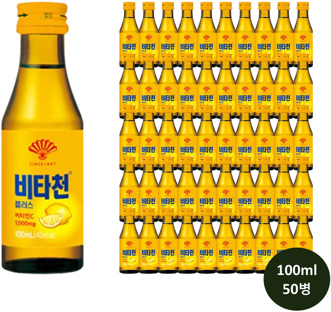 비타천 100ml 50병/비타민/음료/음료수, 50개