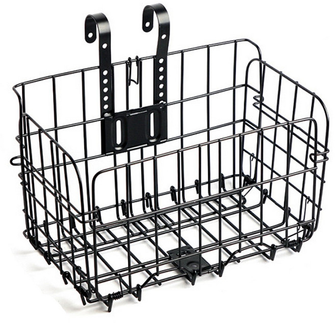 접이식 자전거 바구니 걸이형 탈부착 높이조절 가능, 1개, 1개